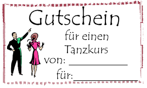 tanzkurs gutschein