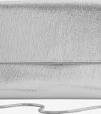 silberne clutch