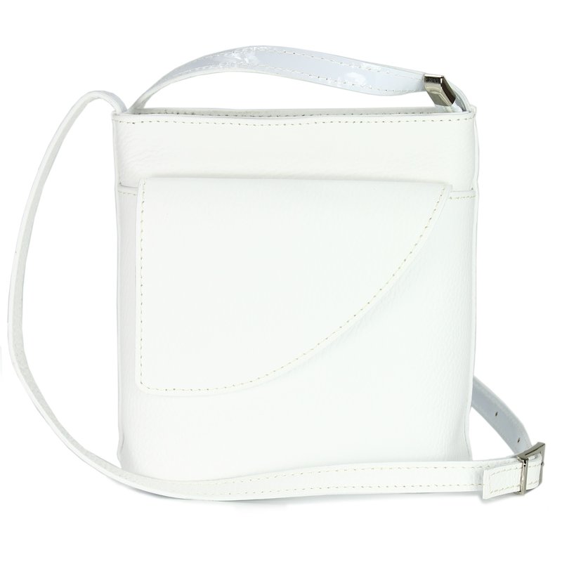 weiße umhängetasche