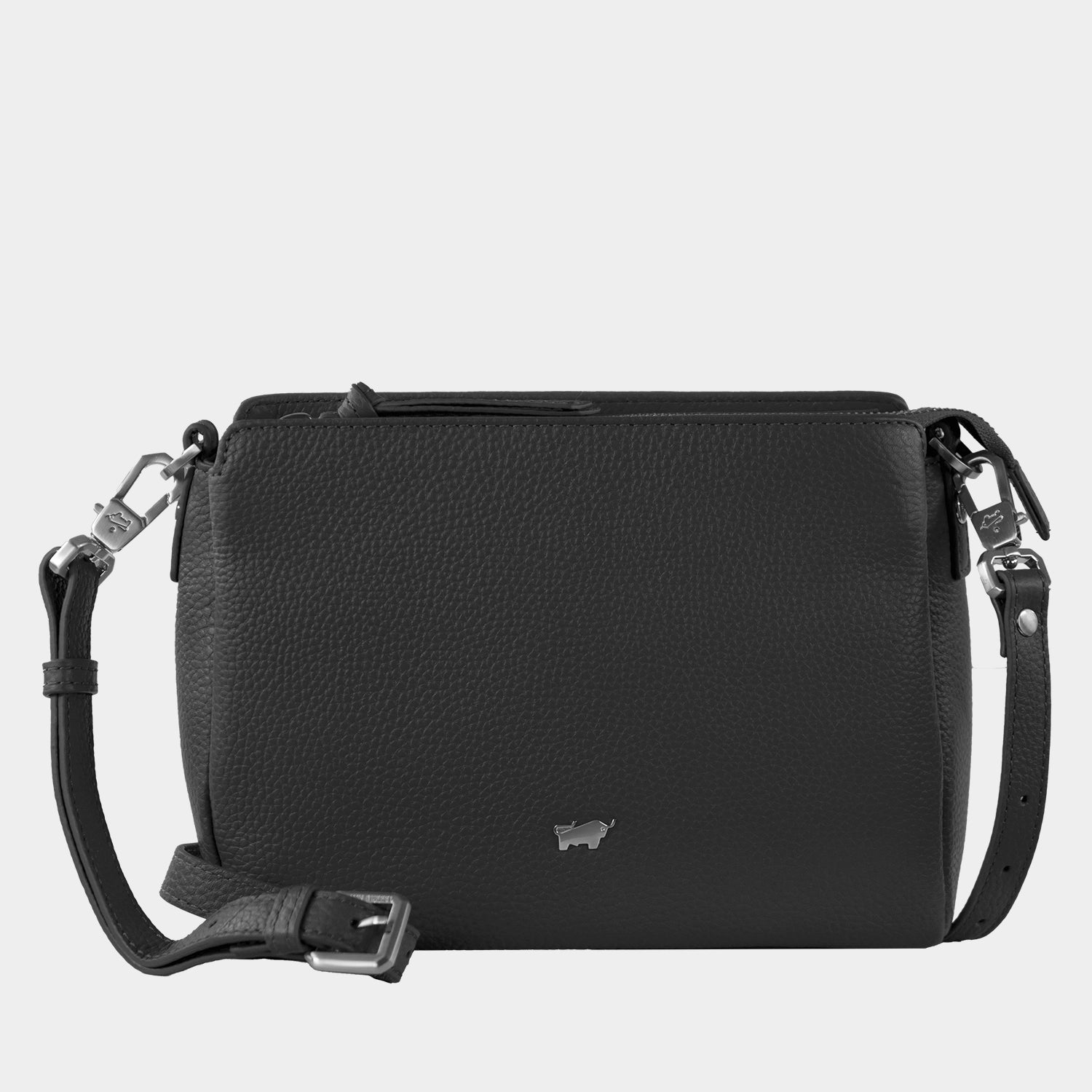 schwarze umhängetasche leder