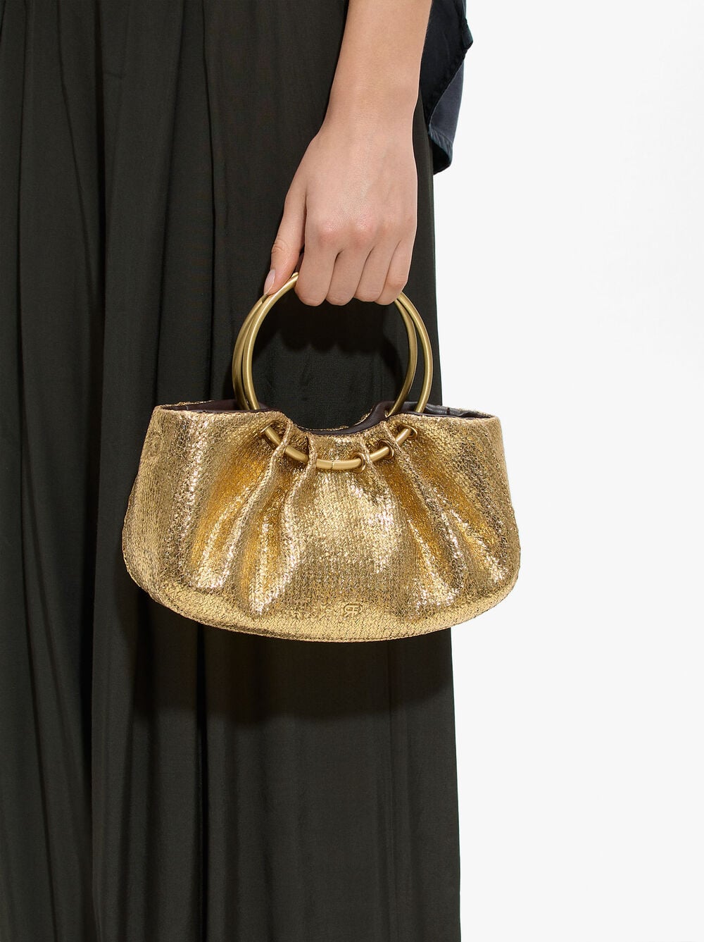 goldene tasche